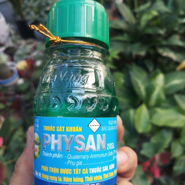 Dung dịch sát khuẩn trừ nấm bệnh cây trồng Physan 20 SL chai 100ml