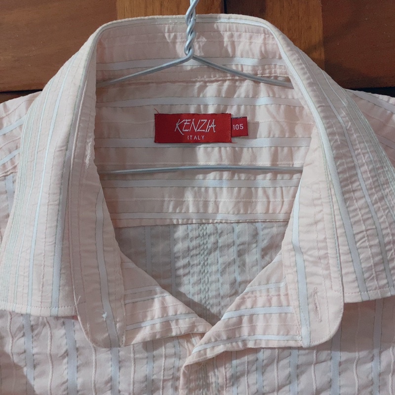 Thanh lý áo sơ mi nam hiệu kenzia size 105 used