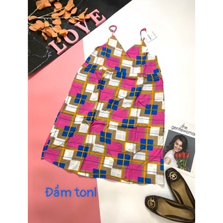 Đầm tole 2 dây mặc ngủ mềm mát