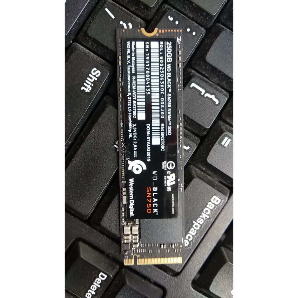 Ổ Cứng SSD Western Digital Black SN750 PCIe Gen3 x4 NVMe M.2 250GB | BigBuy360 - bigbuy360.vn