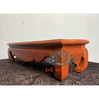 Đế kê khung ảnh thờ dáng chữ nhật gỗ Hương sơn PU chống mối mọt