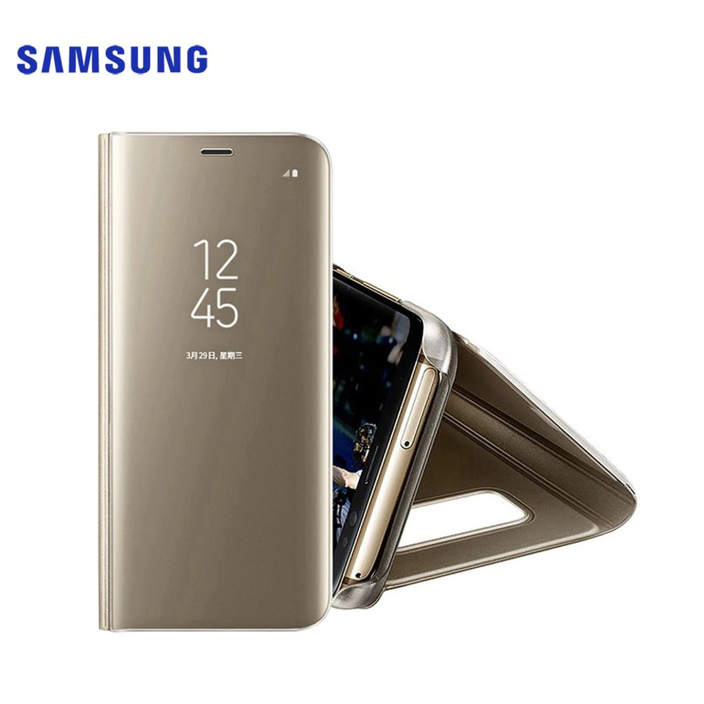 Bao da Samsung Galaxy S8/ S9 G950 Clear View Stand Cover chính hãng