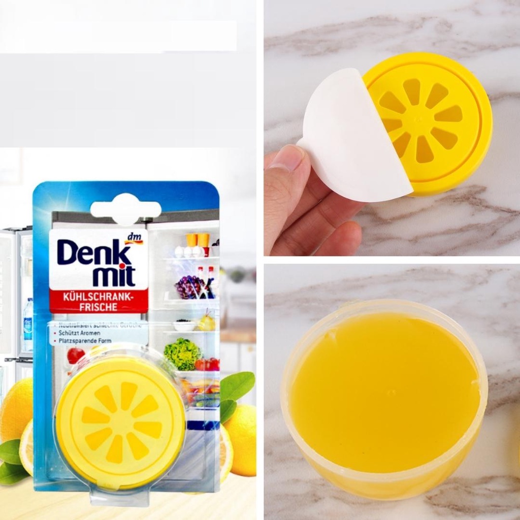 Sáp Khử Mùi Tủ Lạnh Denkmit Hương Chanh 40g Tomlige, Sáp Khử Mùi An Toàn