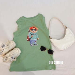 Váy xanh gấu Q.B Studio dễ thương