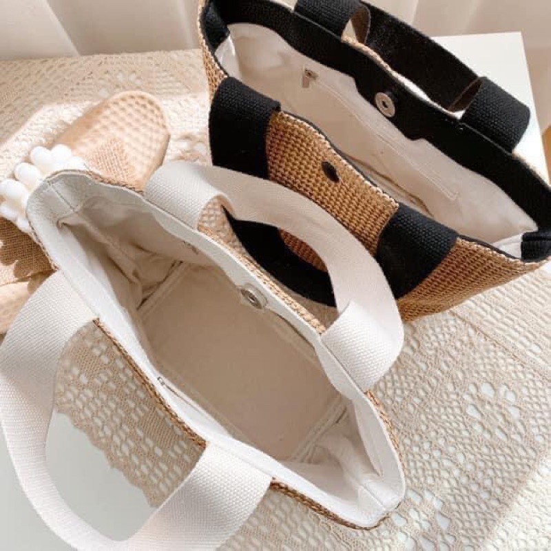 [Mã FAMAYWA2 giảm 10K đơn 50K] Túi cói cầm tay bảng to đi biển siêu xinh mới nhất 2021 MS43 | BigBuy360 - bigbuy360.vn