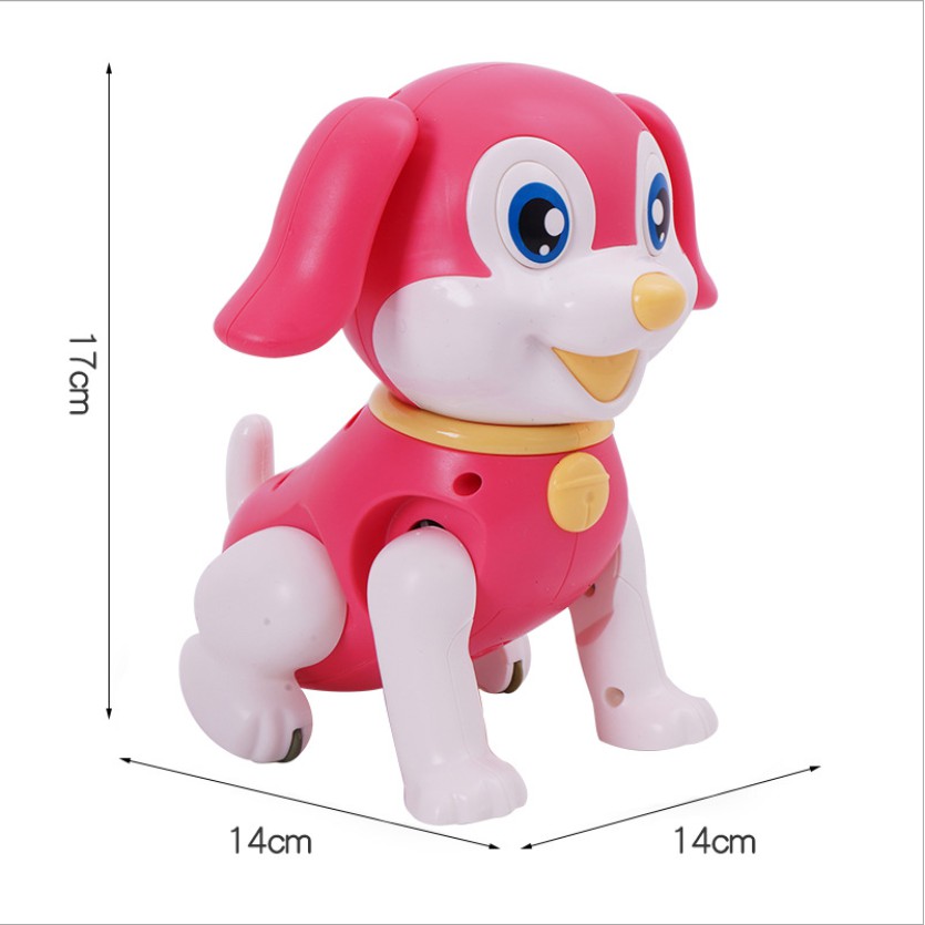 [TẶNG PIN] Đồ chơi Chó Robot Thông Minh chạy pin biết đi, biết sủa, có nhạc, có đèn