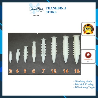 < 10 CON > TẮC KÊ/ NỞ NHỰA NHIỀU KÍCH CỠ