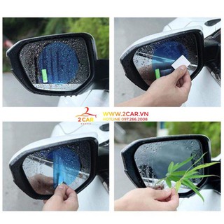 Miếng dán chống bám nước gương chiếu hậu xe ô tô