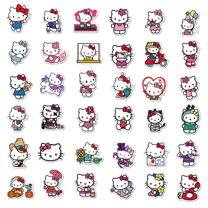 Hellokitty Vali Du Lịch Chống Thấm Nước Hình Hello Kitty Xinh Xắn