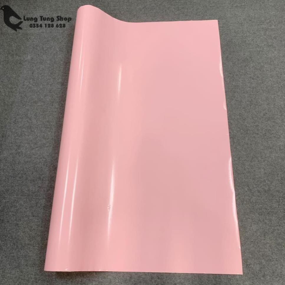 Decal màu hồng - Giấy dán tường , bàn , tủ có sẵn keo