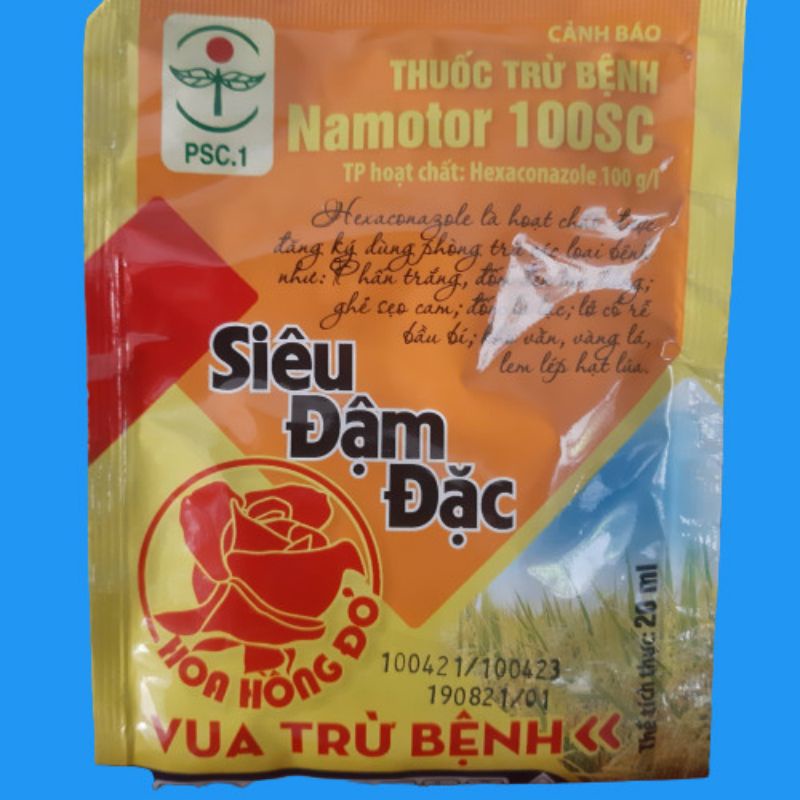 Thuốc trừ bệnh trên Hoa Hồng👉 NAMOTOR 100SC⚠️ Đặc trị Phấn trắng, đốm đen hoa hồng; ghẻ sẹo cây ăn trái; lở cổ rễ!