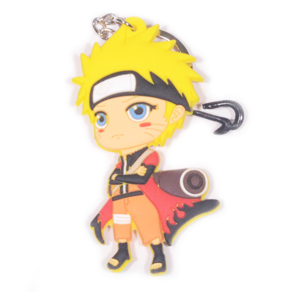 [Thanh Lý Bán Lỗ] Móc khóa Anime Chibi cao su - Naruto [PKA] [KS18]