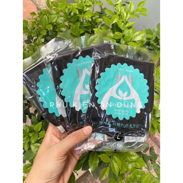 Găng Tay Cao Su Đen Làm Hóa Chất Cho Thợ Tóc Chuyên Nghiệp