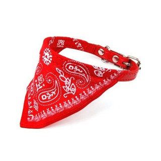 Thú cưng Adjustable Pet Dog Cat Bandana Scarf Collar Small Size Red