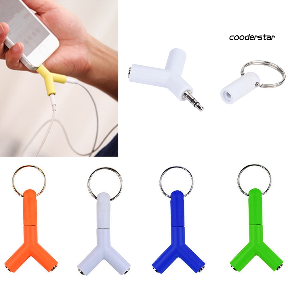 Giắc cắm chuyển đổi chữ Y từ giắc cắm 3.5mm sang hai cổng cắm