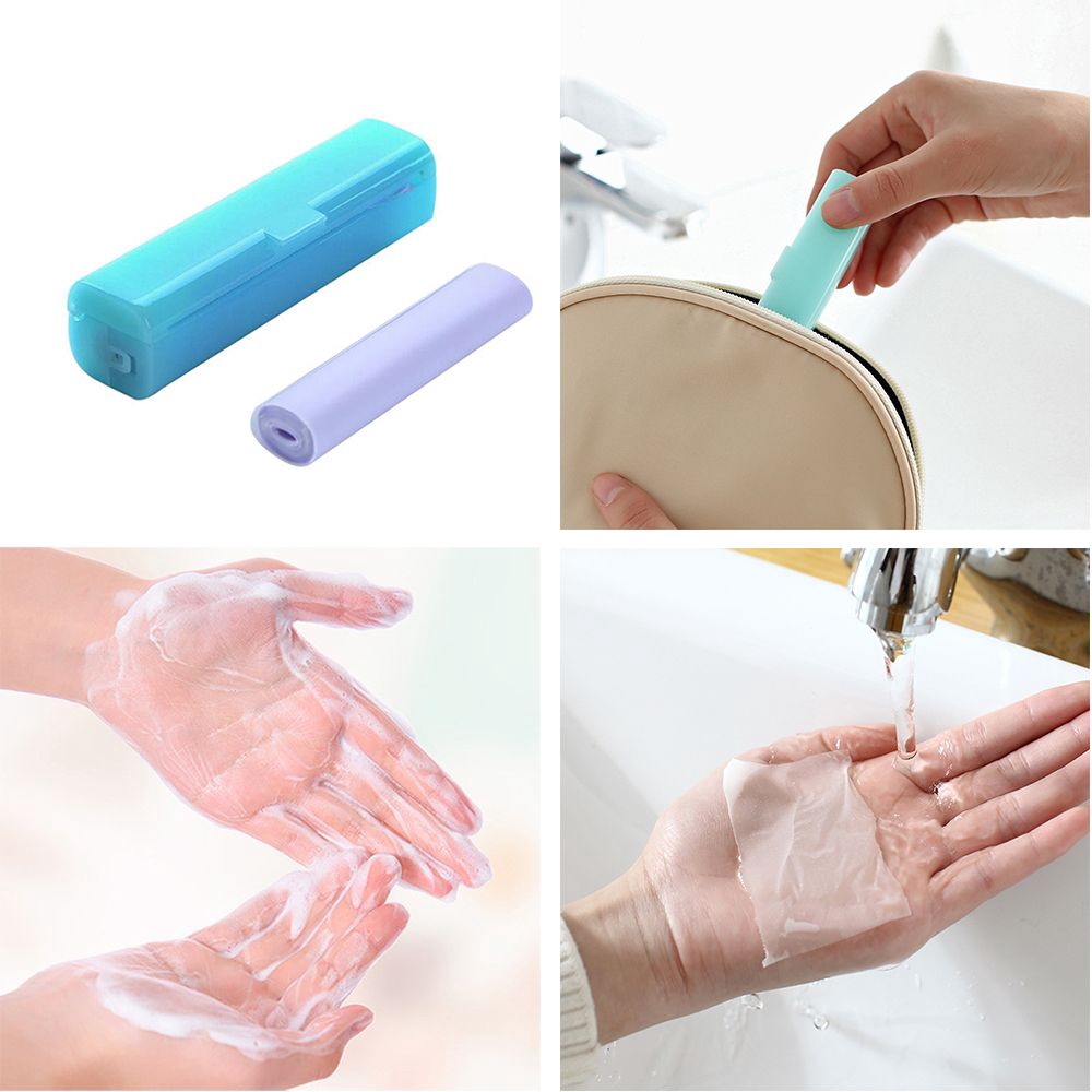 Xà Phòng Giấy Rửa Tay Dạng Kéo Tiện Dụng Mang Theo Du Lịch | BigBuy360 - bigbuy360.vn