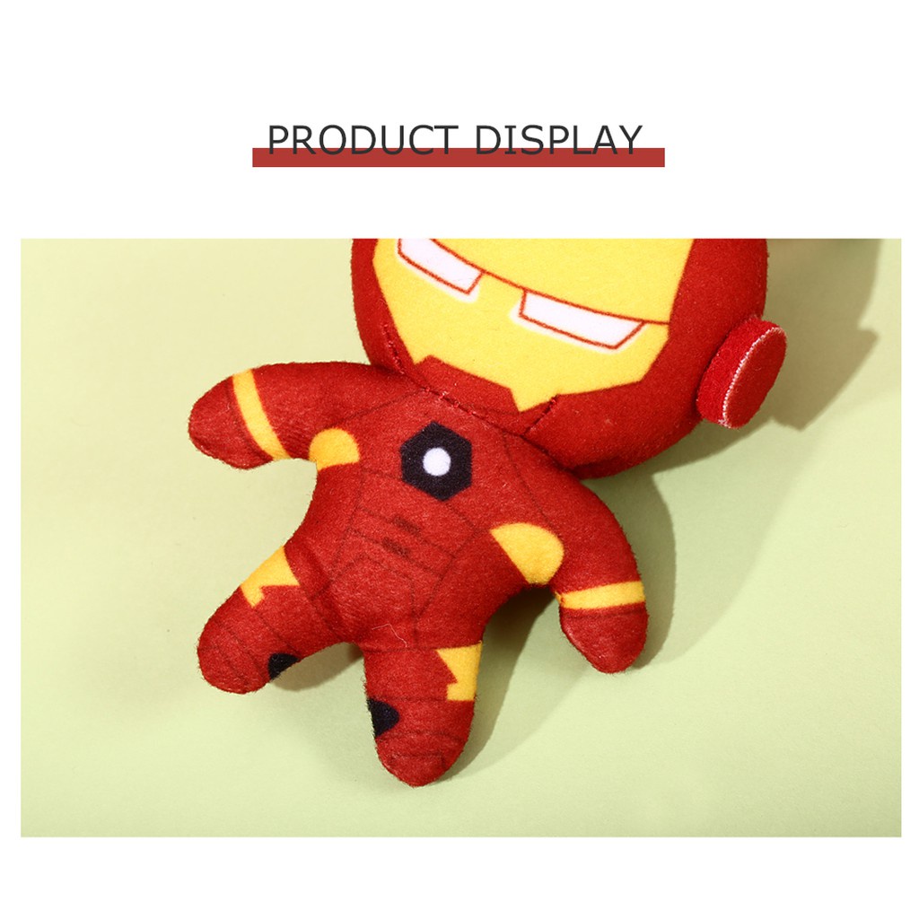 [Mã LIFEHL244 giảm 15% đơn 250K] Móc khóa Miniso hình Iron Man Marvel (Đỏ) - Hàng chính hãng