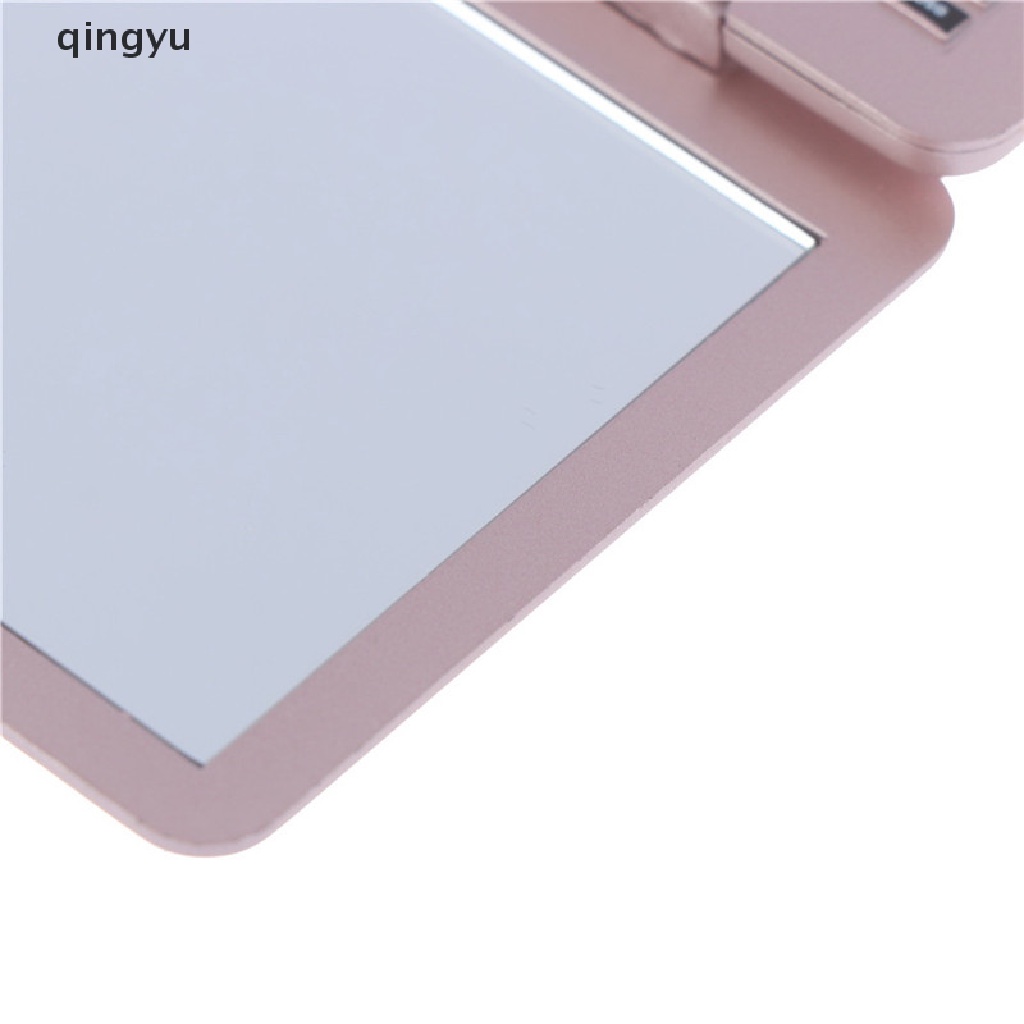 Qingyu Gương Trang Điểm Đồ Chơi mini Bỏ Túi Hình laptop Trong Suốt Cho Bé Gái