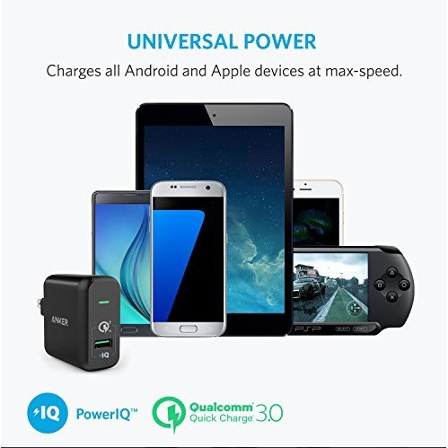 Củ Sạc nhanh Anker Quick Charge 3.0 18W USB Wall Charger  PowerPort+ 1 không box