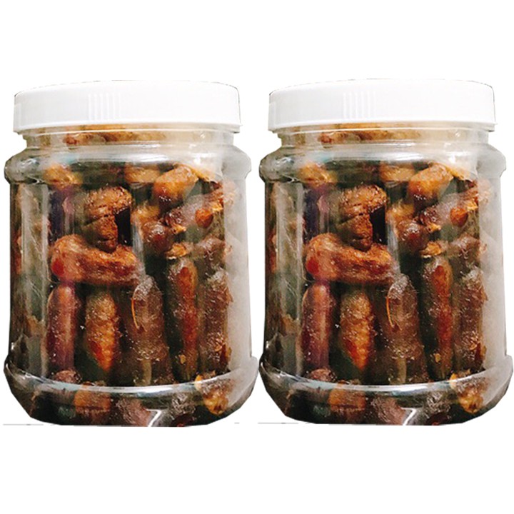 (COMBO 1KG) 2 HŨ ME LÀO VỊ CHUA NGỌT CHẤM MUỐI SIÊU NGON