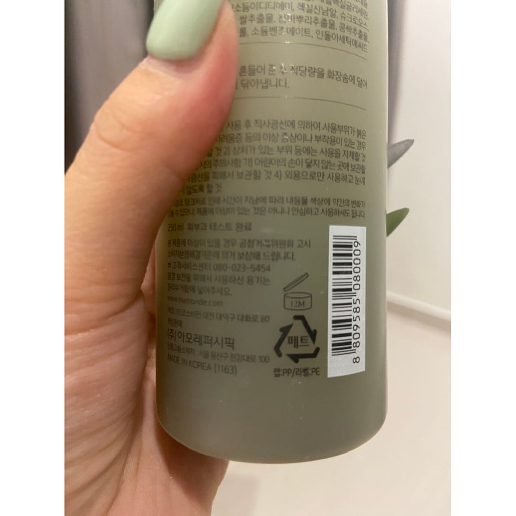 Nước Hoa Hồng Diếp Cá MAMONDE PORE CLEAN TONER 250ml Eoseongcho - Ba Chip Cosmetic | BigBuy360 - bigbuy360.vn