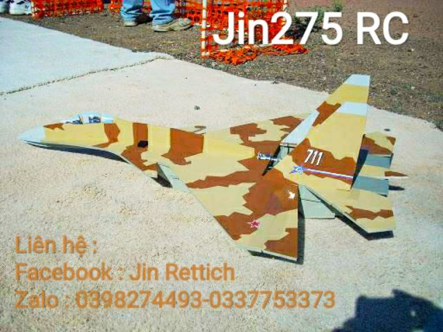 kit máy bay Su 37 flat sải 72cm mpp ( bao đập )( ĐẦY ĐỦ PHỤ KIỆN )