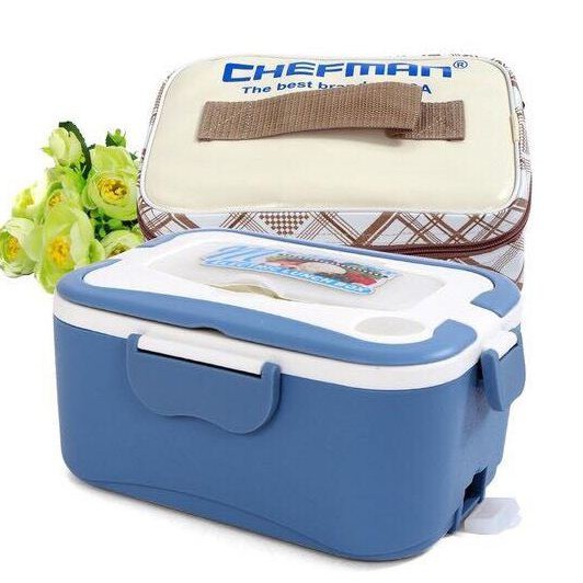 Hộp mang cơm văn phòng CHEFMAN  cao cấp - có quai xác túi đựng đi kèm