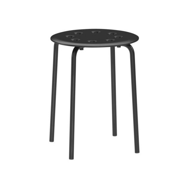 GHẾ ĐẨU TRÒN MARIUS IKEA - ĐEN 45 cm