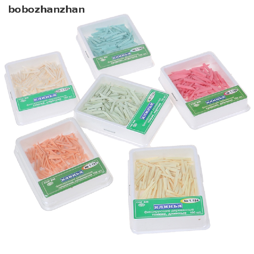 Set 100 nêm gỗ chỉnh sửa răng chuyên dụng
