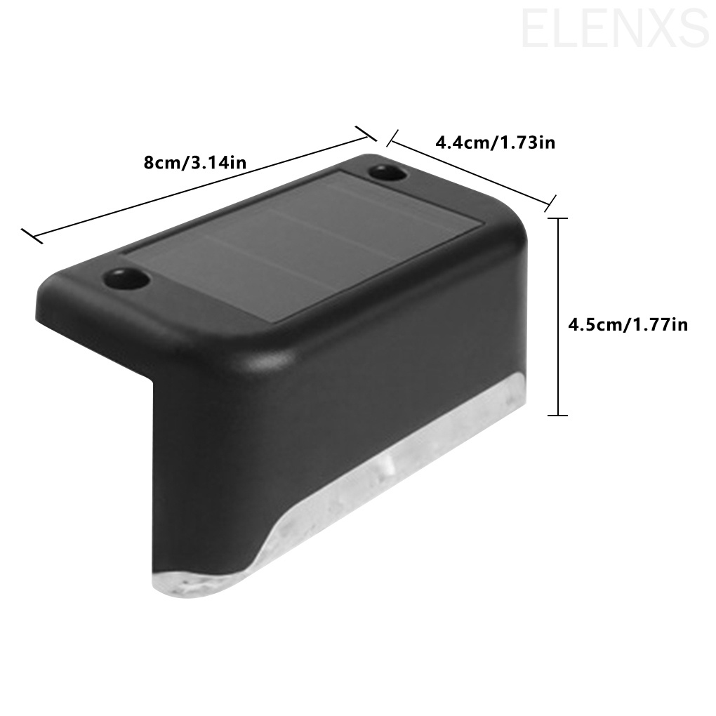 Đèn Năng Lượng Mặt Trời 0.12w 3lm Chiếu Sáng Hàng Rào / Sân Vườn Tự Động Chống Thấm Nước