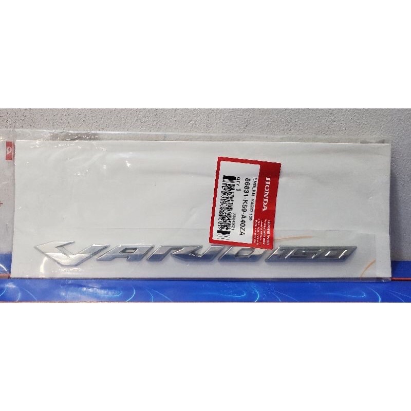 Tem chữ Vario 150, tem chữ Honda cánh chim Vario 125  nhập khẩu Indonesia