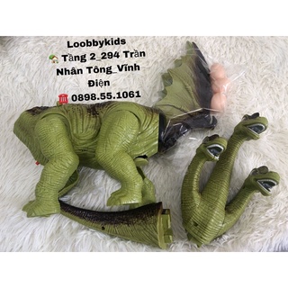 Đồ chơi khủng long ba đầu đẻ trứng(sp000122)