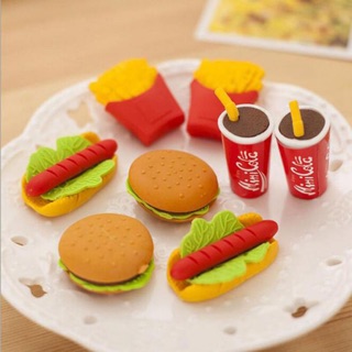 Mô hình đồ ăn nhỏ - Vỉ Gôm tẩy đồ ăn cho búp bê