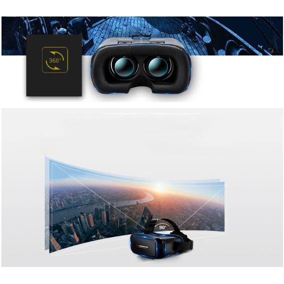 Bán kính thực tế ảo, kính 3d vr box - Kính thực tế ảo thế hệ 2 VR KODENG cao cấp, chất lượng hình ảnh chân thực