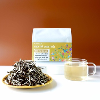 Bạch trà kim bạc ủ 2 năm - bạch trà shan tuyết - trà shan tuyết hữu cơ - bloombean