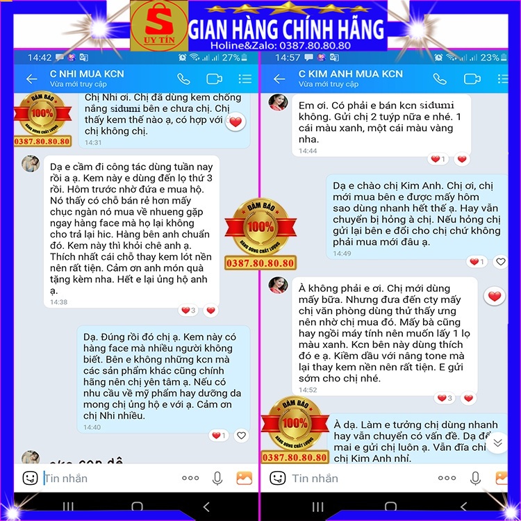 Kem chống nắng kem nền kiềm dầu nâng tone da vật lý loại tốt chính hãng Sidumi hàn quốc cho da dầu mụn nhờn khô nhạy cảm