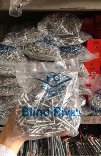 100g Đinh rút Rive nhôm