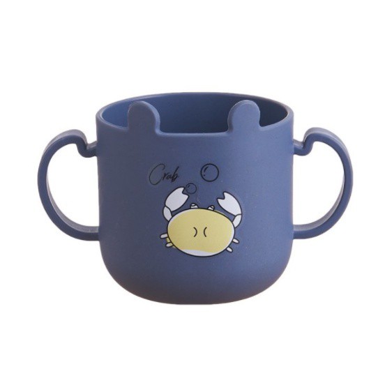 Set Khay 6 Món Ăn Dặm Kiểu Nhật Hình Con Cua Xanh, Khay Ăn Dặm Hình Động Vật Cho Bé
