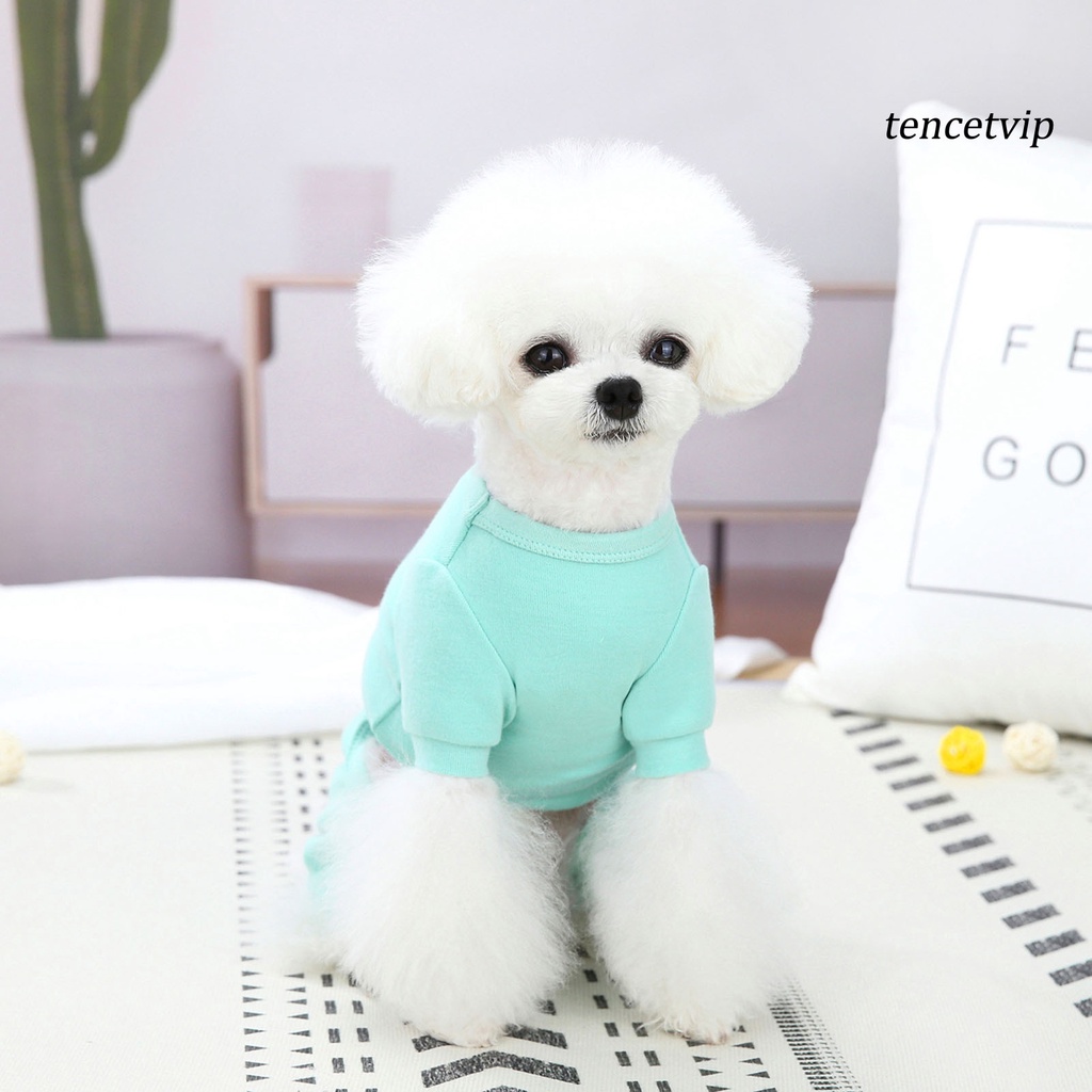 Áo Thun Bốn Chân Bằng Cotton Thoải Mái Cho Cún Cưng