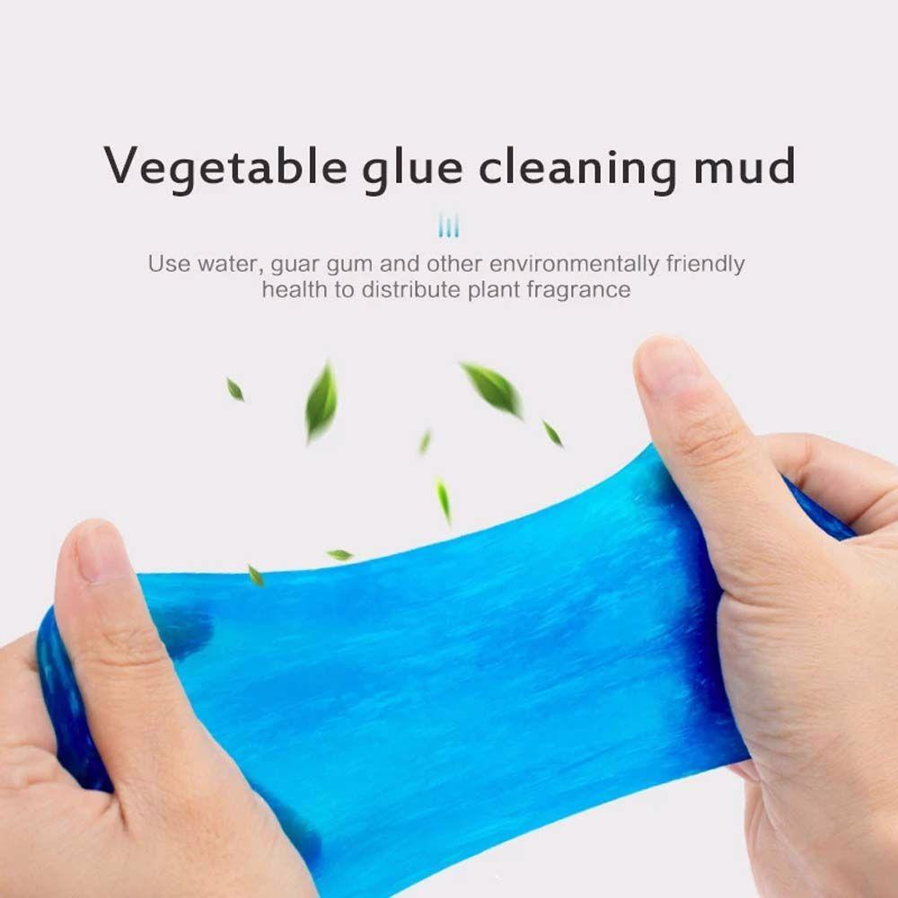 Keo nhờn vệ sinh hút bụt bàn phím/ nội thất xe hơi/ nhà cửa màu xanh dương 70g