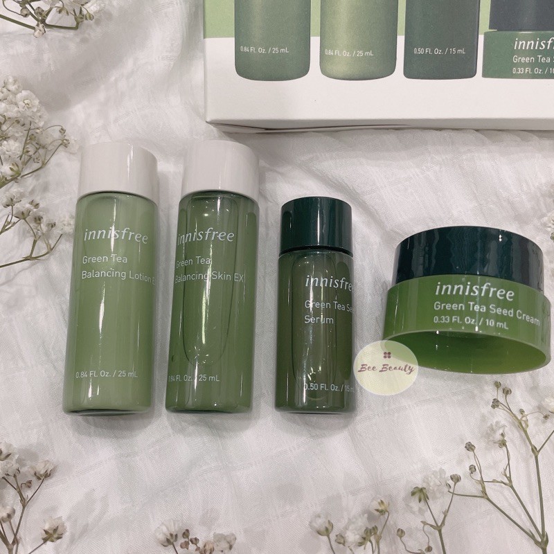 Sample Bộ Dưỡng Trà Xanh Innisfree Green Tea Special Kit Mini