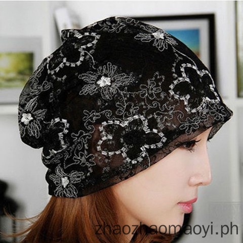 Mũ trùm đầu chống bụi bẩn thoáng khí có họa tiết thời trang nam nữ