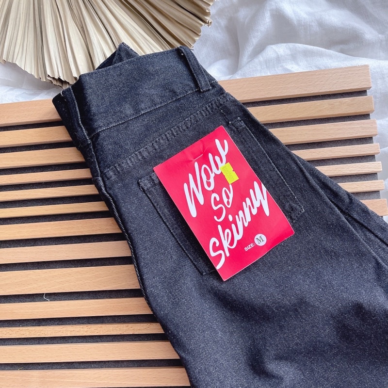 Quần culottes jean túi to 4 nút