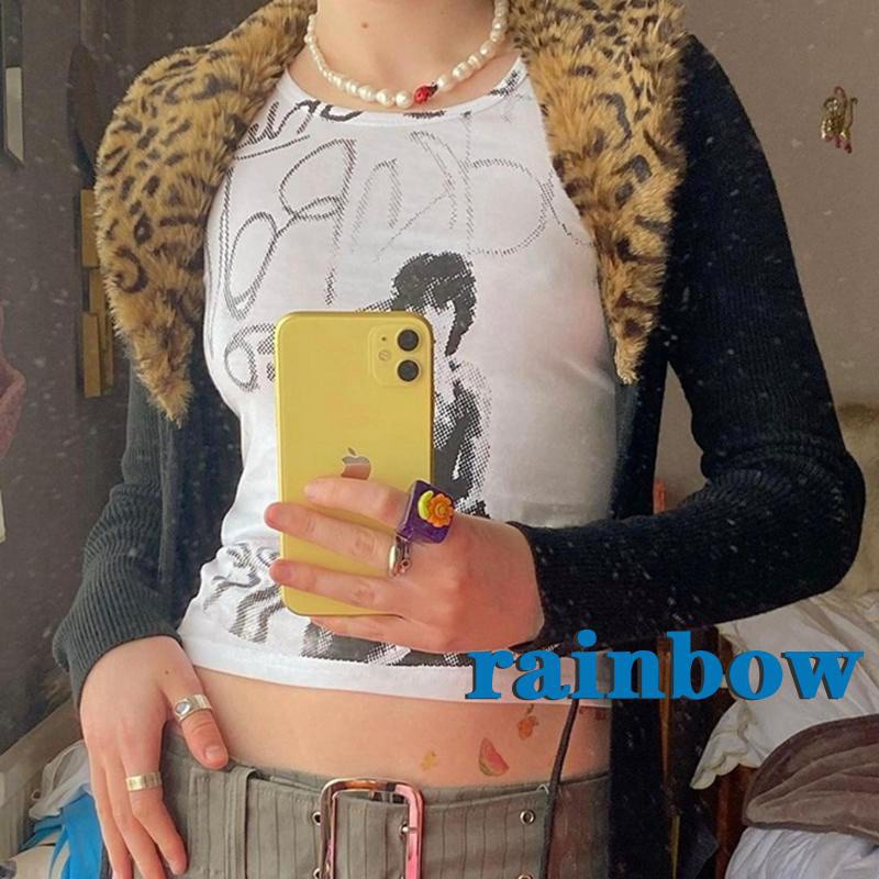 Áo Tank Top Nữ Cổ Tròn In Chữ Và Người Màu Cầu Vồng | BigBuy360 - bigbuy360.vn