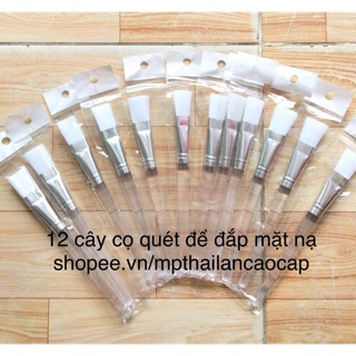 12 cọ trang điểm quét đắp mặt nạ