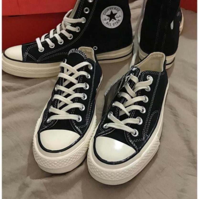 Giày CV Đen cao cổ thấp cổ ⚡️𝐅𝐑𝐄𝐄 𝐒𝐇𝐈𝐏⚡️ Giày CV cổ điển siêu hot nam nữ tặng full box bill -Tình Sneaker | BigBuy360 - bigbuy360.vn