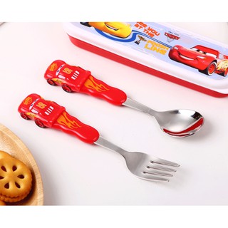 Set muỗng nĩa inox thương hiệu Disney-3D kèm hộp