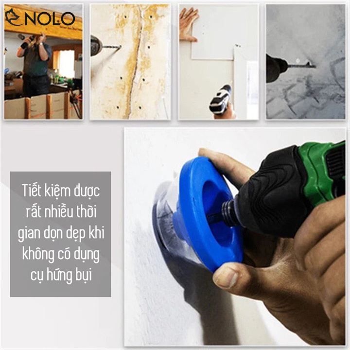 Dụng Cụ Gắn Máy Khoan Chắn Bụi Hứng Bụi Máy Khoan Bê Tông Khoan Tường Đỡ Vệ Sinh