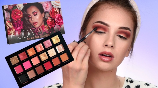 Bảng phấn mắt HUDA Beauty Rose Gold Remastered (CHÍNH HÃNG MỸ)