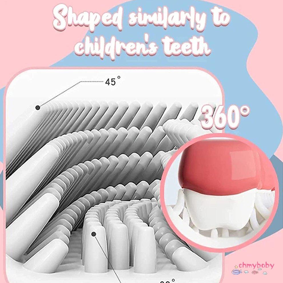 Bàn chải đánh răng U Shaped Kids Bàn chải đánh răng Thực phẩm Bàn chải đánh răng silicon mềm [8/6]
